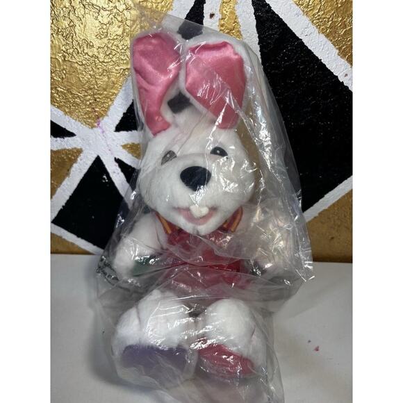 2002 Peter Cottontail Singing Ear Wiggle Talking Plush Easter Funny Bunny NEW - Picture 1 of 4